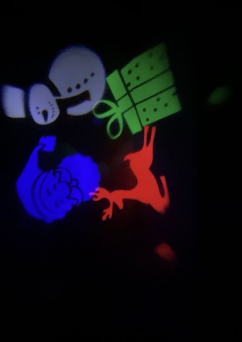 Проектор новорічний