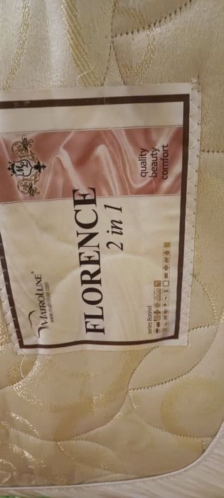 Дерев'яне ліжко  з матрацом 160*80см