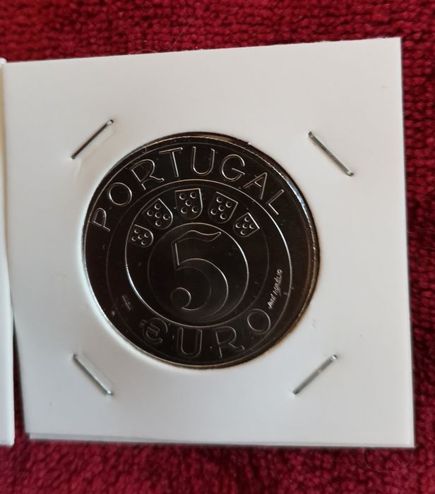 Moeda comemorativa de 5€ "45 anos do 25 de Abril"  de 2019