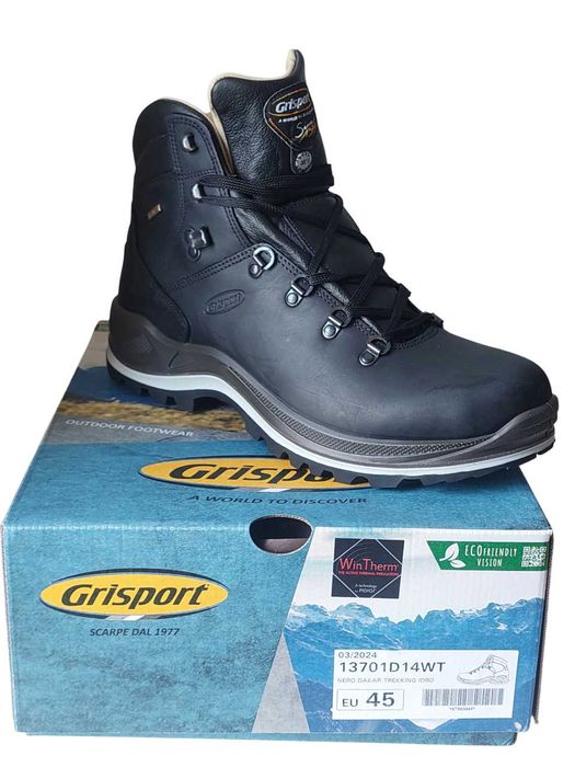 Ботинки Grisport 13701 D14WT(-30*) кожаные черные