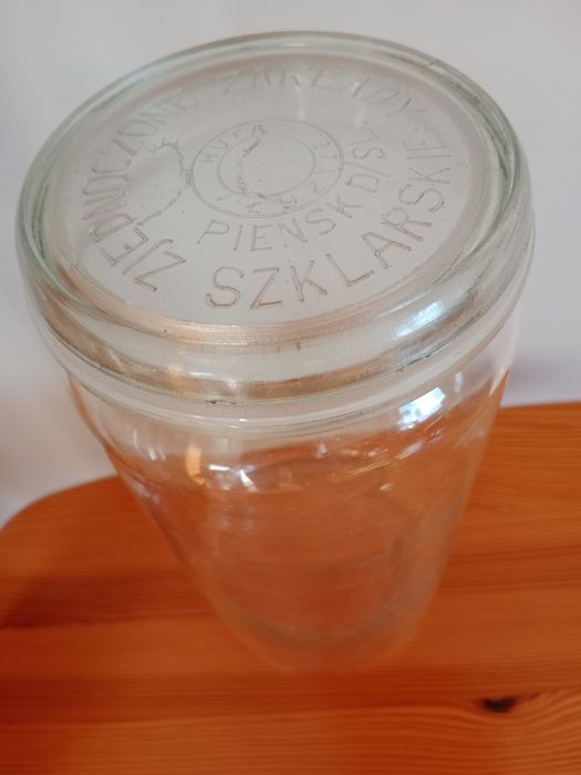 Słoik szklany kolekcjonerski,słoik Prl,wek 2 litry Prl,vintage