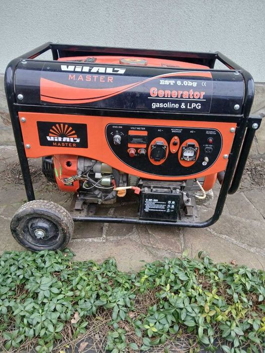 Генератор Vitas-Master  Est 6.0 bg бензин газ. 6 КВ.