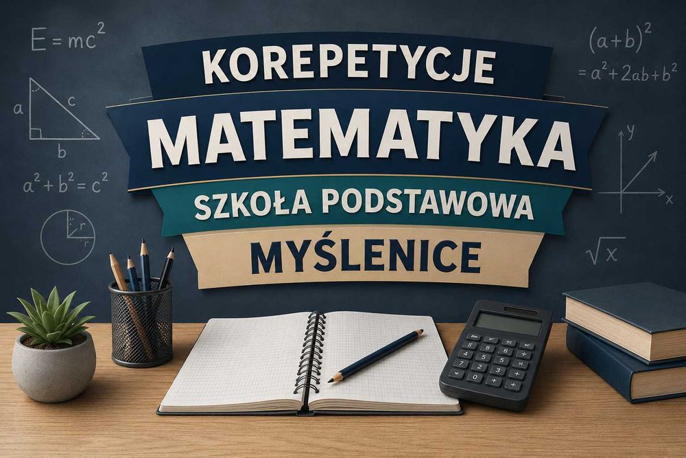 Korepetycje Matematyka Stacjonarnie Szkoła Podstawowa Myślenice/okolice