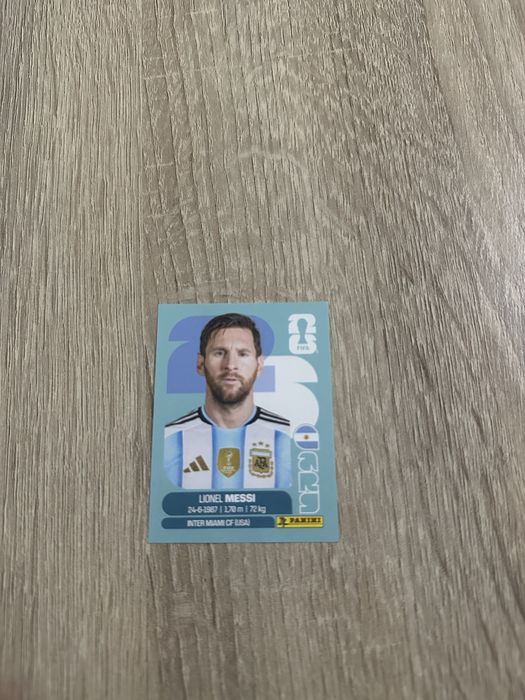 Cromo Messi mundial 2026
