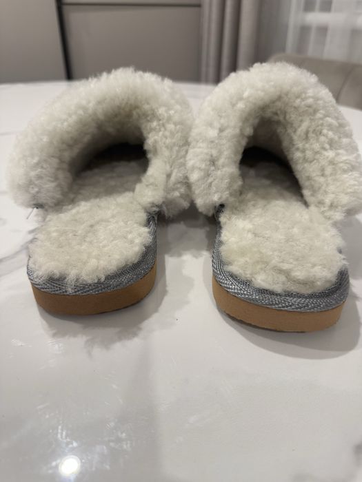 Тапки домашні з натуральної шкіри