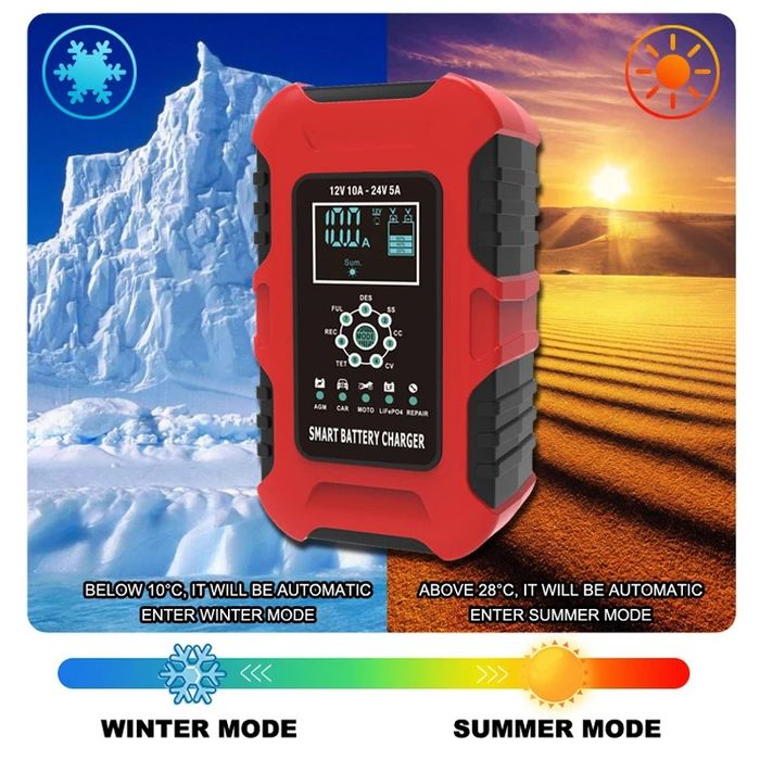 Carregador e estabilizador de bateria carro NOVO