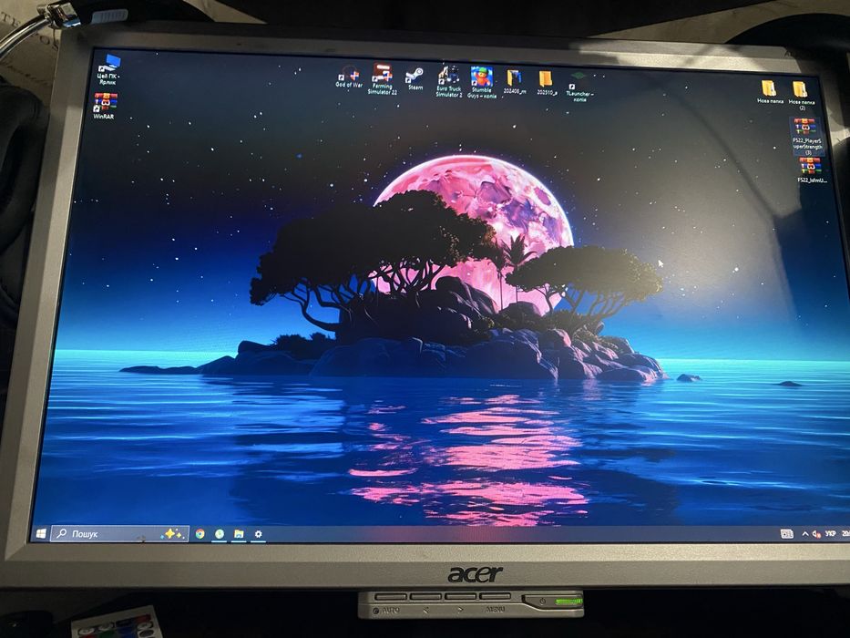 Бюджетний ПК Системний блок Комп'ютер RX550 4gb Intel SSD ARGB WIFI