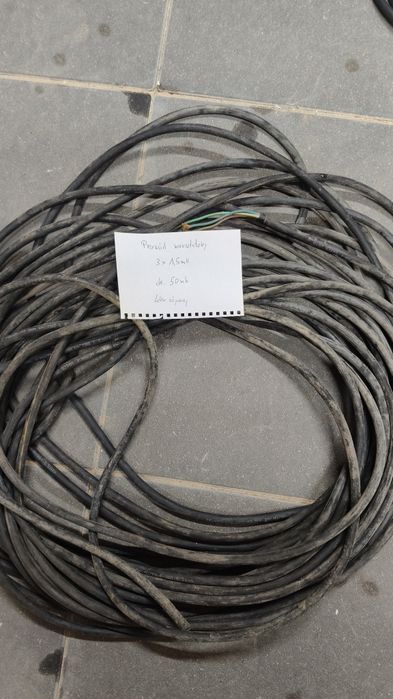 Kabel warsztatowy 3x1,5mm - 50m