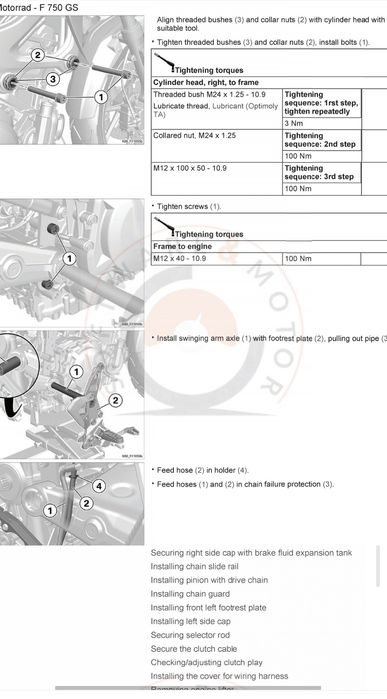 Manual bmw f750gs