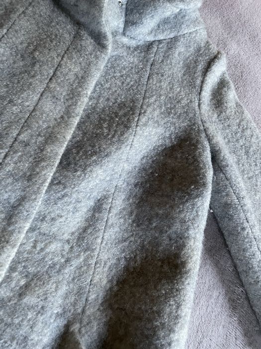 Płaszcz Tom Tailor M szary wiosna jesień wełna