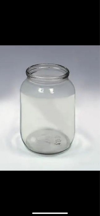 Скляні банки об'ємом  3 л; 1л