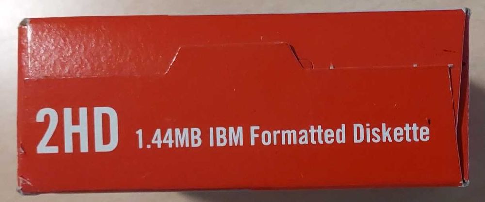 Caixa de disquete selada IBM PC MS DOS