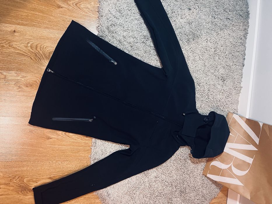 Kurtka damska softshell trekkingowa przeciwwiatrowa okay xs