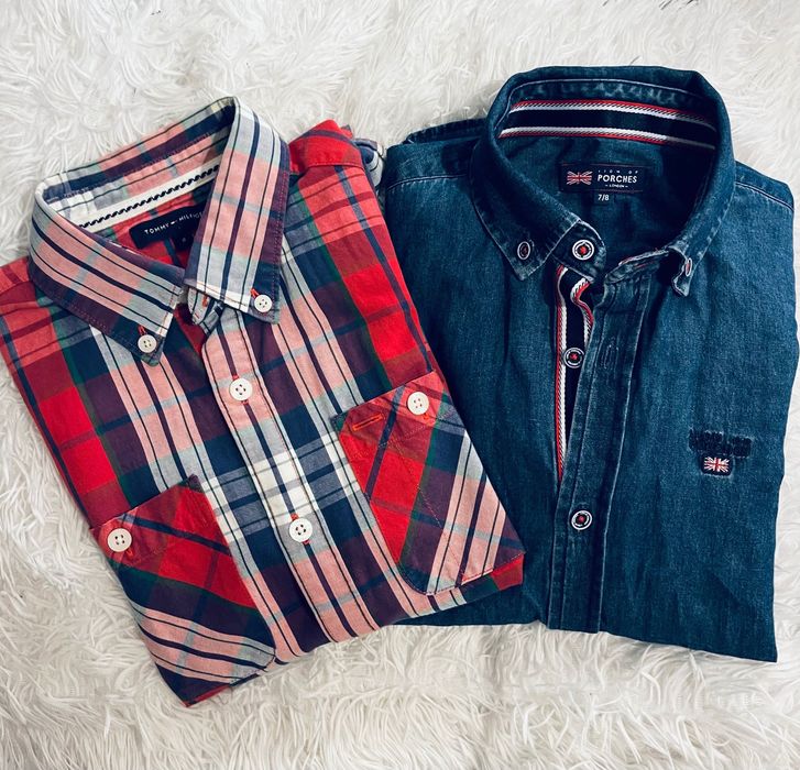 Camisas Tommy Hilfiger e Lion of Porches .