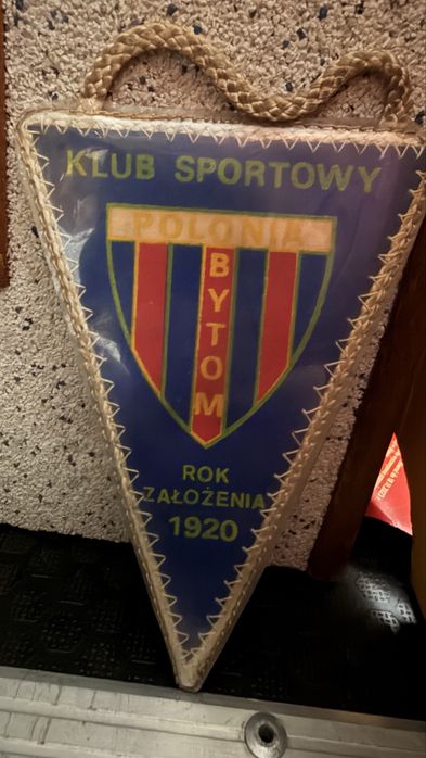 Proporczyk Polonia Bytom PRL Piłka Nożna