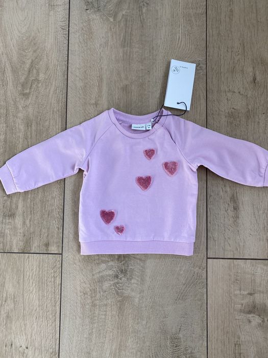 Bluza Name it w serduszka rozm. 62