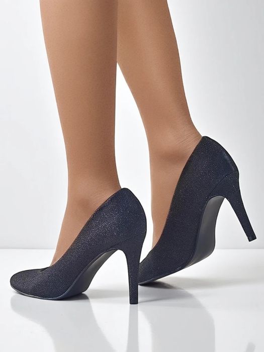 3 KOLORY 36 37 38 czółenka 39 40 41 szpilki nosek szpic brokatowe