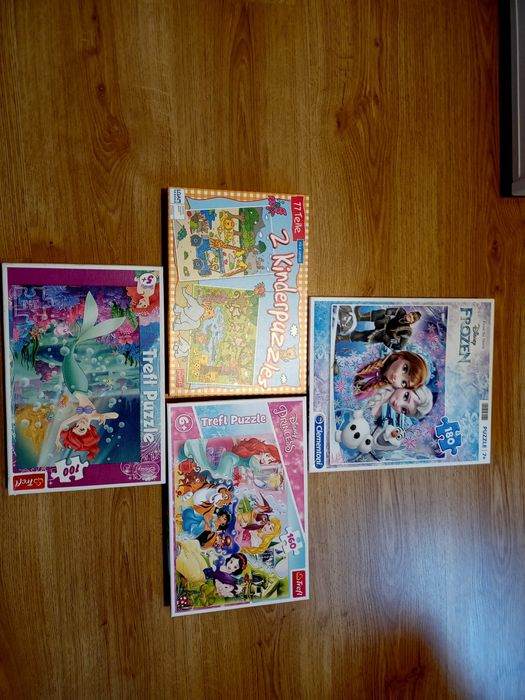 Puzzle zestaw 4 sztuki