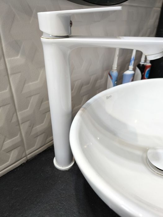 Bateria umywalkowa wysoka biała MEXEN ROYO - 2 szt.