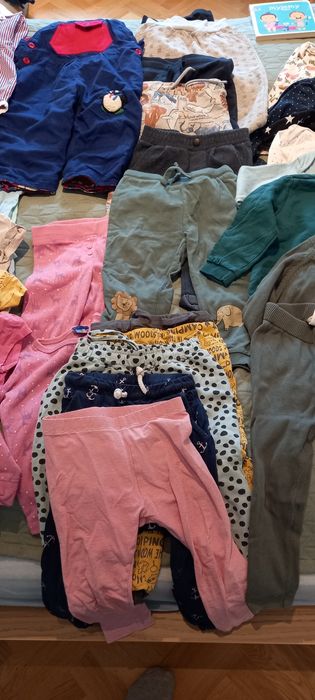 Paka ubranek 86-98 +zabawki, książeczki i gratisy.