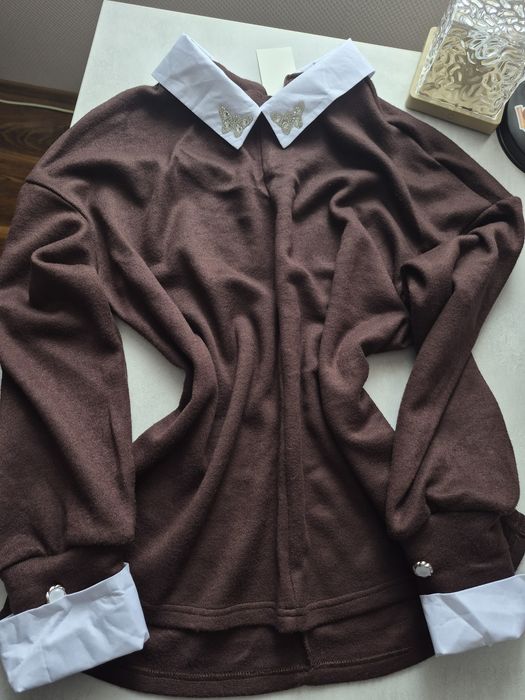 Ковта ,світшот з імітацією сорочки