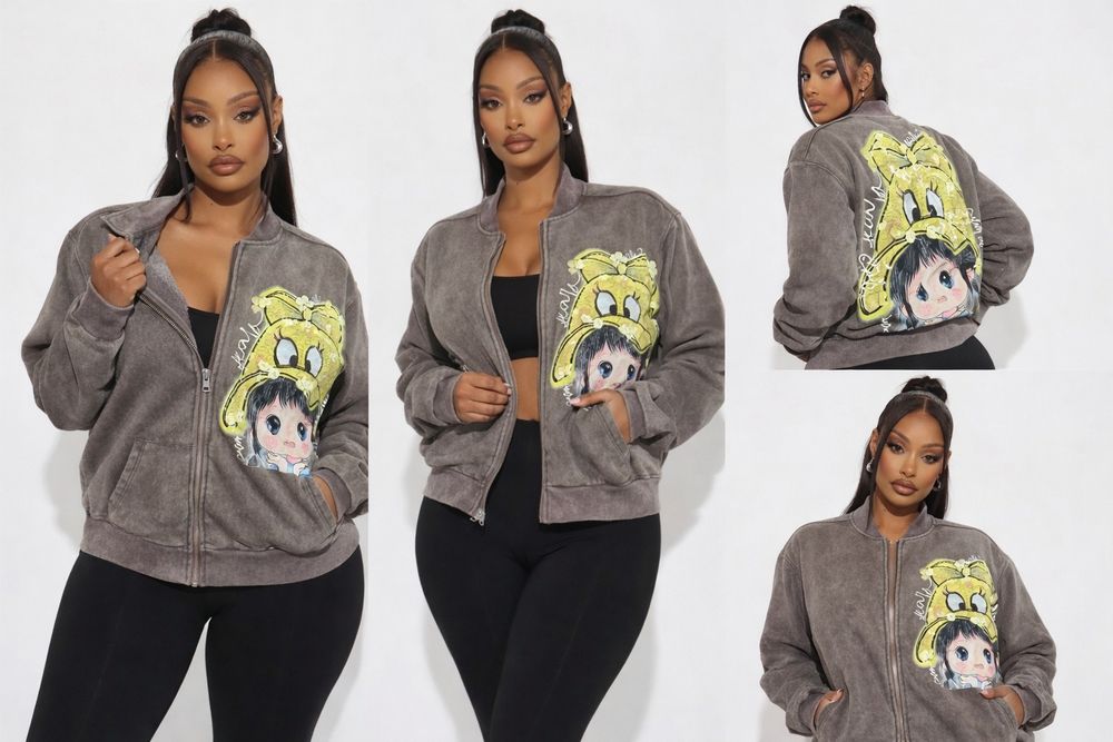 Bluza bomber Yipin Fashion – rozmiar uniwersalny