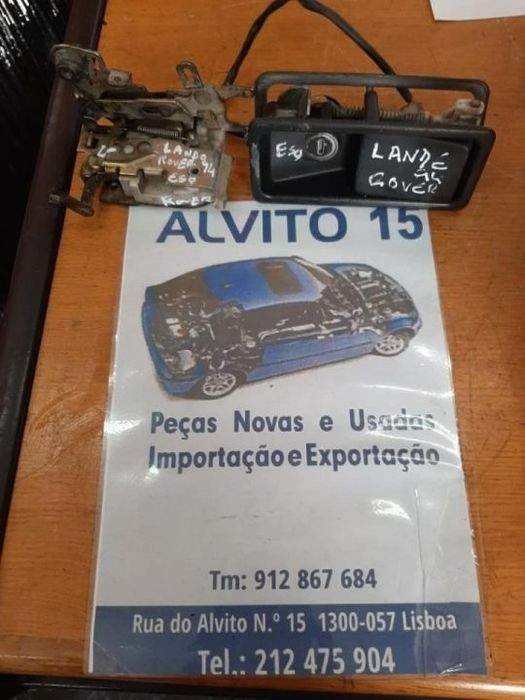 fechaduras Land Rover interior e exterior