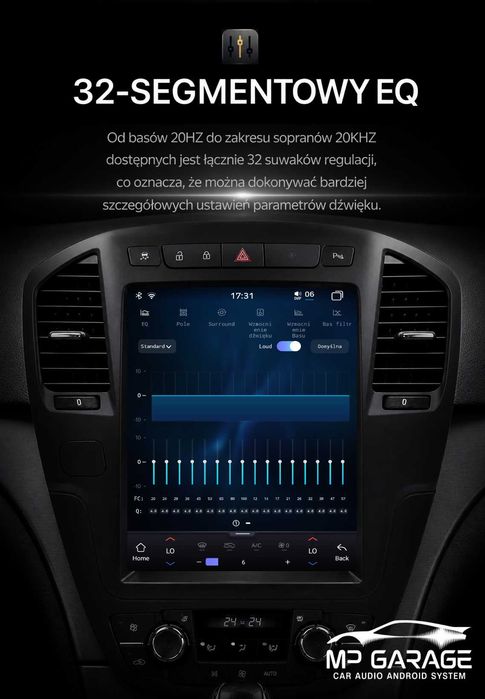 Opel Insignia Radio Android 14 Tesla Style CarPlay Android Auto 4G LTE GPS WiFi QLED DSP