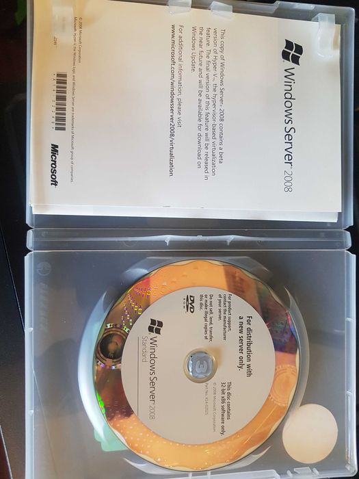 Windows Server 2008 Media with COA64284520673667121