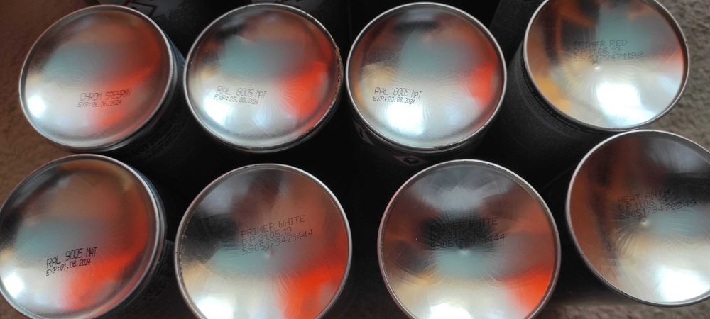 Lakier uniwersalny czarny Matt 400ml RAL 9005 NOWY