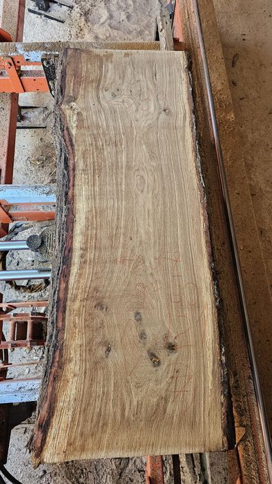 Deski brusy dąb loft żywica