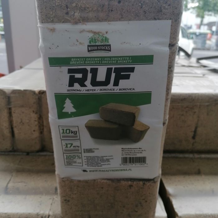Brykiet Ruf 10 kg  dostępny od reki