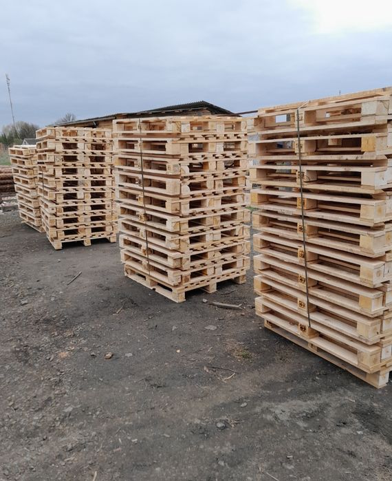 Піддони дерев'яні від виробника: 1200х800, 1200х1000, 800х600