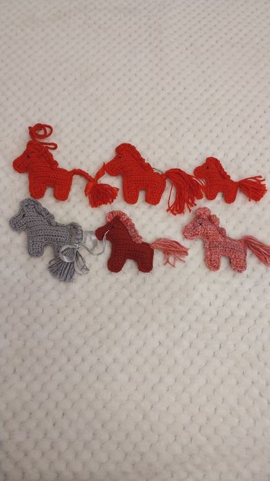 Коник брелок  лошадка Котик брелок амігурумі, долонька, дуля лапка