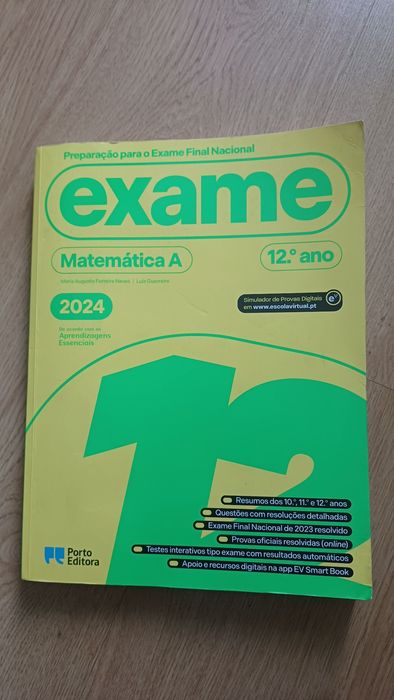 Livro preparação para o exame final nacional de matemática A - 2024