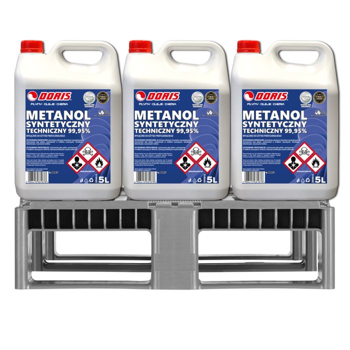 metanol dla firm techniczny 99% DORIS 100L Paleta 20szt x 5L