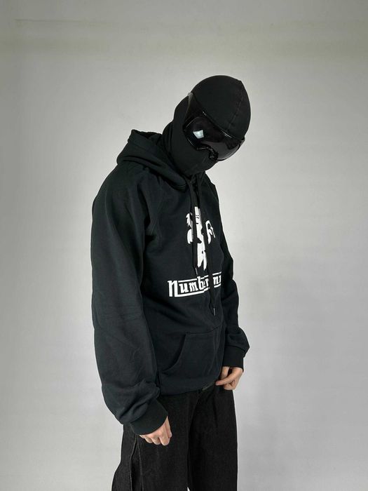 Худі Number (N)ine lion black чорна худи черная кофта skinny