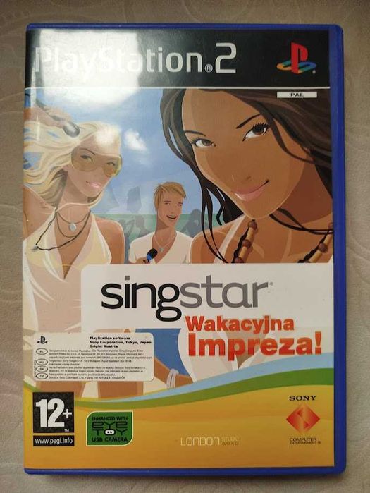 Akcesoria do konsoli Play Station PS2 - Singstar, Eyetoy - jak nowe