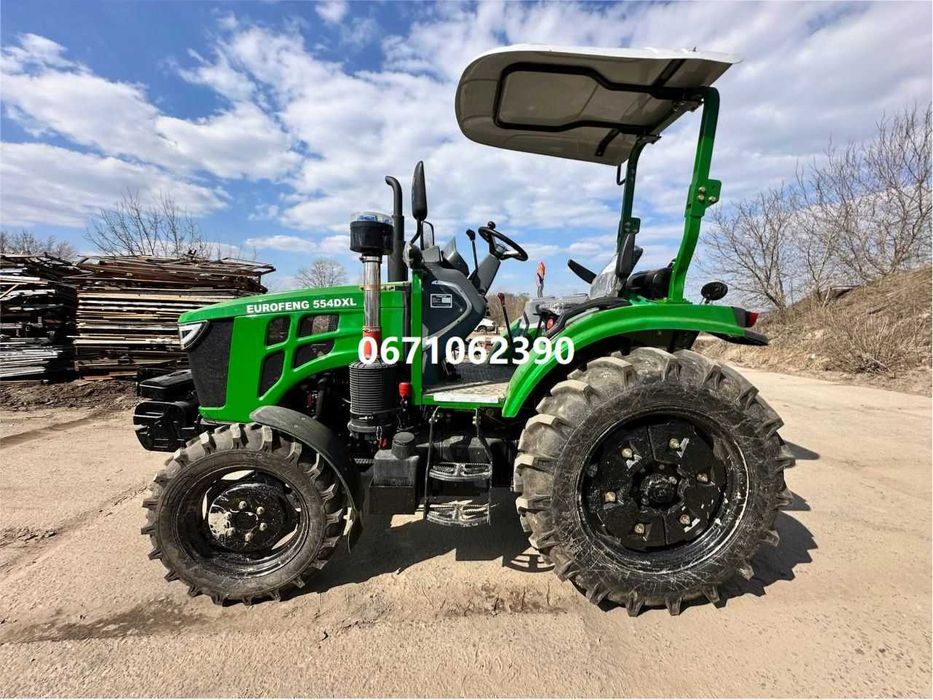 Трактор EURO FЕNG 554 DХL Реверс Примусова навіска Компресор доставка