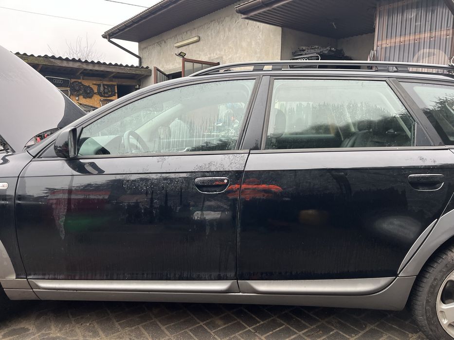 AUDI A6 C6 LY9B 04-11r. drzwi lewy przód lewe tył CZARNE części