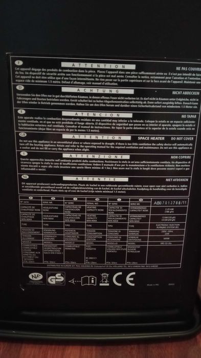 Aquecedor a Parafina Liquida