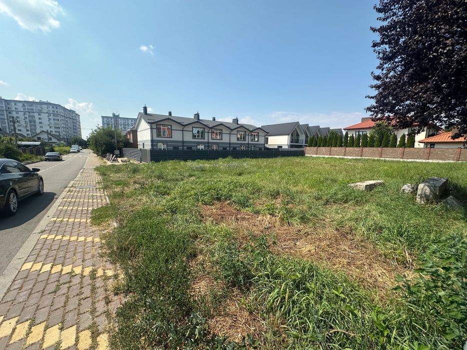 Продаж фасадної земельної ділянки 8 соток у с. Петропавлівська Борщагівка! Без комісії