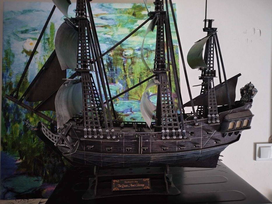 Puzzle 3D + obraz Moneta