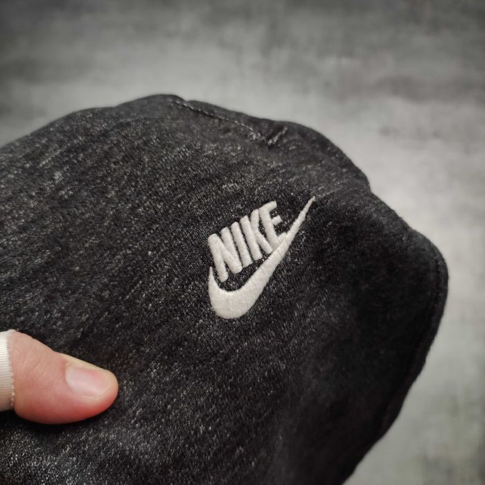 MĘSKIE Spodnie Dresy Sportowe Szare Nike Haft Logo Casual Active GYM
