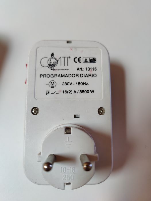 Conjunto de 5 temporizadores/programadores analógicos