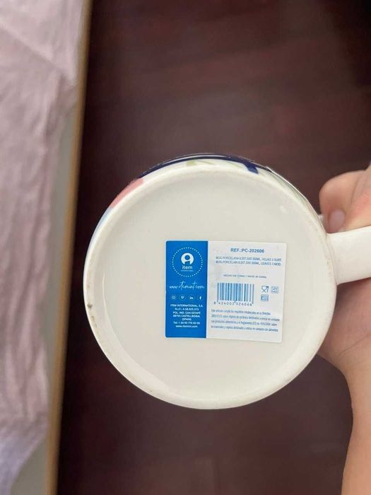 Caneca com padrão floral430760467576268803