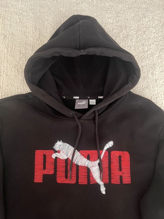 Худі Puma в чорному кольорі ( заміри в описі )
