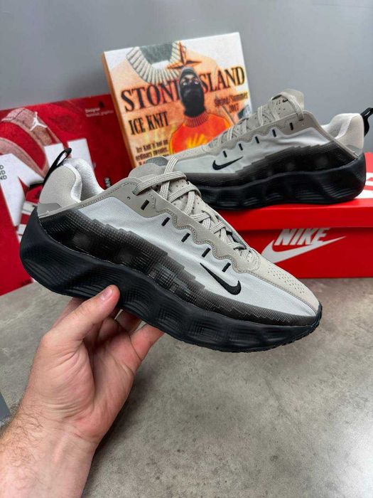 !SALE! Кросівки Nike Ava Rover Light Grey Black Premium 40 41 42 43 44 45 найк сітка