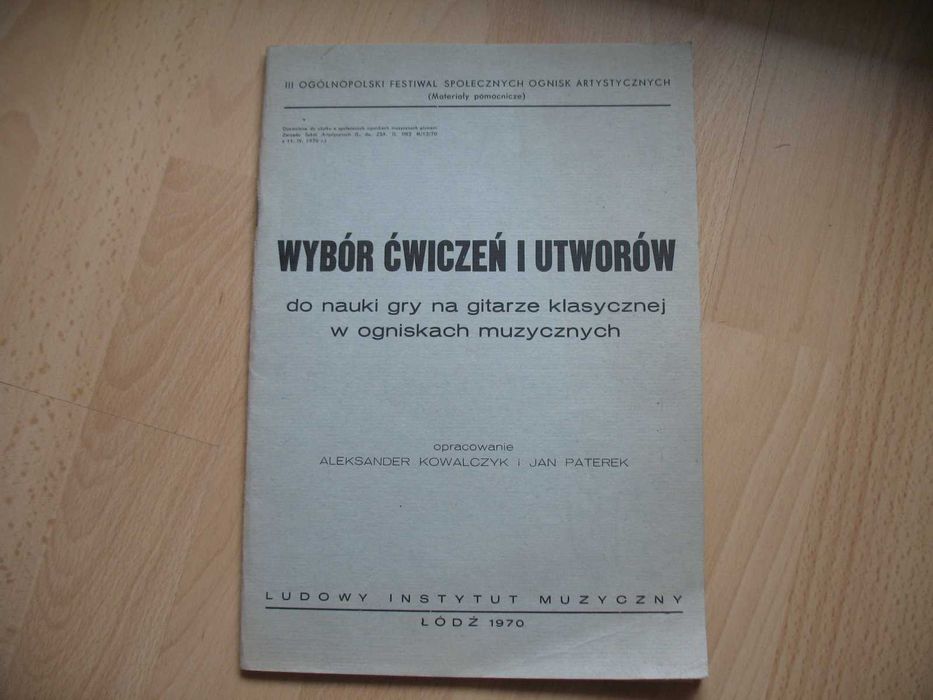 Gitara Klasyczna Akustyczna Nuty