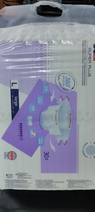 Pieluchy Seni Super Plus L 30 sz. 2 op.